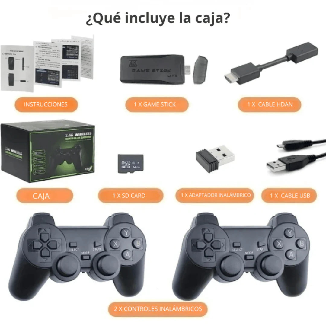 Retro4K™ - Consola Retro 10.000 Juegos